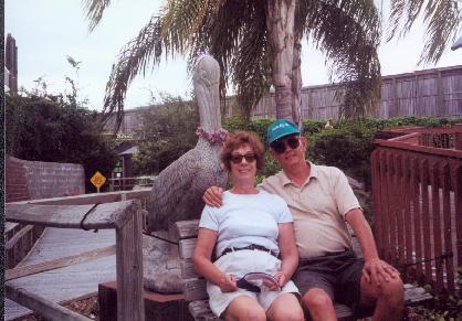 Jim and Betty at Pelican Man Bird Sanctuary